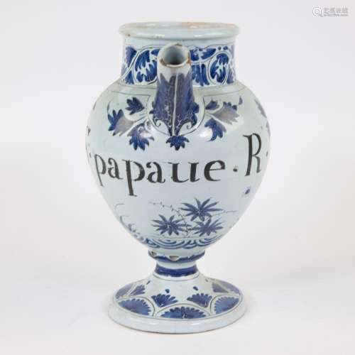 French syrup jug / apothecary jar 17th century