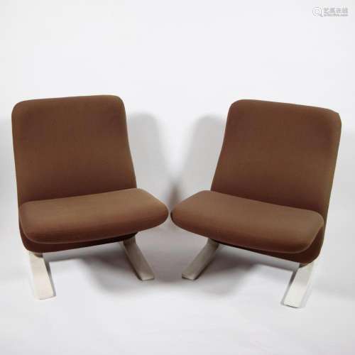 2 Concorde Armchairs F780 by Pierre Paulin for Artifort, 196...