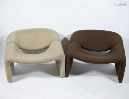 Model F598 2 Groovy Chairs by Pierre Paulin for Artifort, 19...