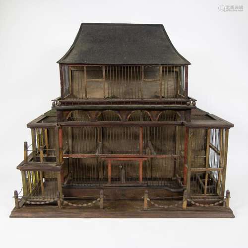 Antique bird cage circa 1900