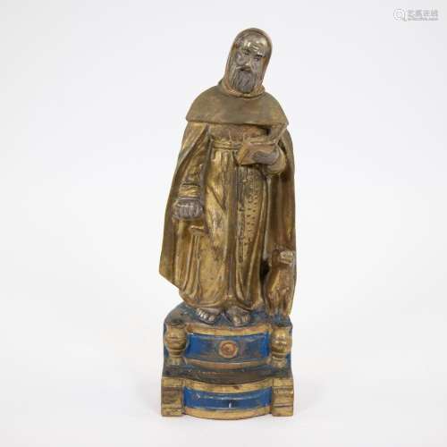 Collection religious, polychrome terracotta statue of Saint ...