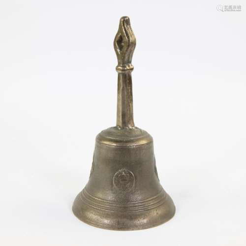 Bronze bell, French, 17th century