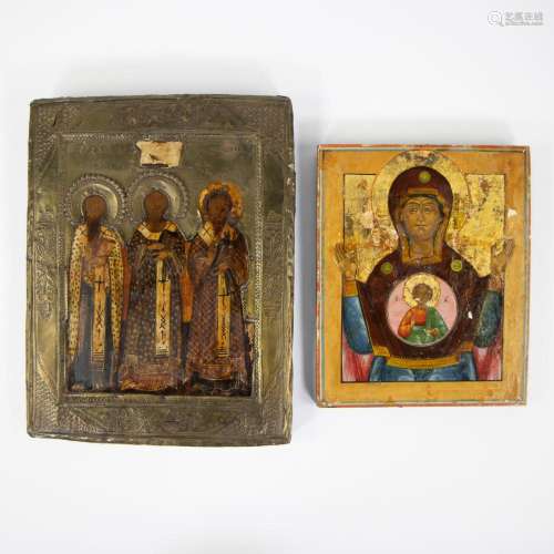 2 orthodox icons