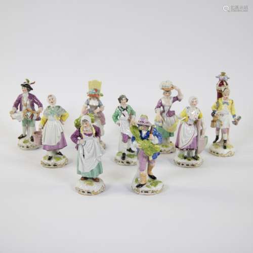 Collection of porcelain figures Samsom, France