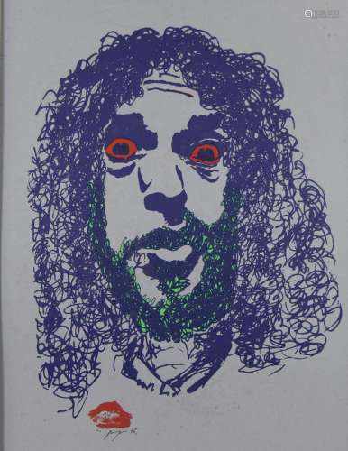Aqualung Portrait Ian SANDERSON , n° 1/1 signed and dated Pi...