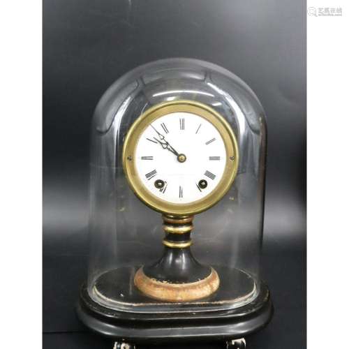 Seth Thomas & Sons Candlestick Clock In Dome.