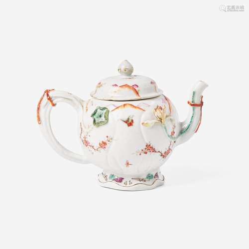 An unusual Chinese export porcelain famille rose-decorated &...