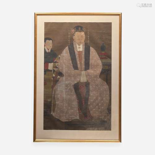 A Korean ancestor portrait 朝鲜祖先画 Joseon dynasty (1392-1...