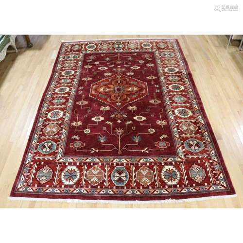 Vintage And Finely Hand Woven Carpet.