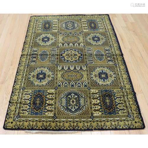 Antique And Finely Hand Woven Carpet.