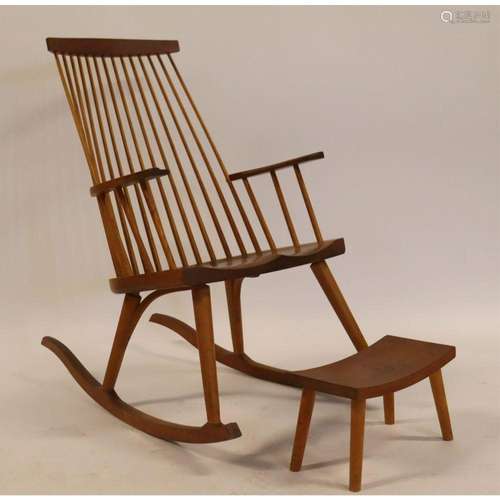 Thomas Moser, Gloucester Rocker & Stool.