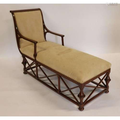 Antique Mahogany Day Bed / Chaise.