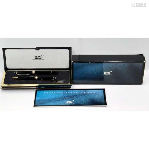 JEWELRY. (2) Montblanc Meisterstuck Classique Pens