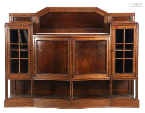 Oak Art Deco sideboard