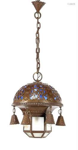 Bronze hanging lamp