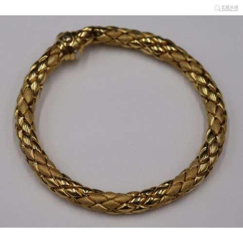 JEWELRY. Chimento Italian 18kt Gold Bracelet.