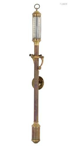 Brass ship\'s barometer