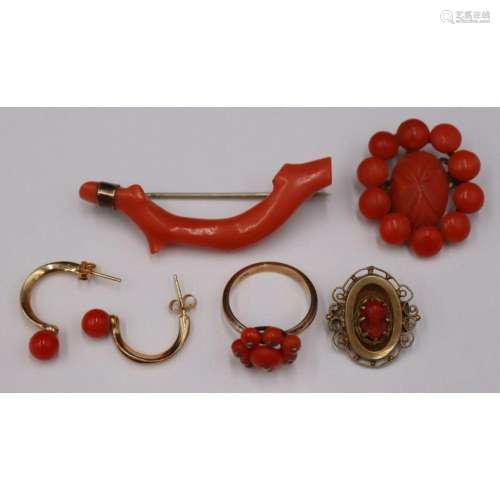JEWELRY. Antique and Vintage Coral Jewelry.