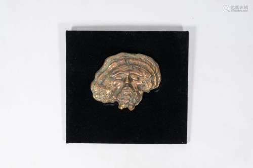 Charles Delporte (1928-2012): A mask, bronze, ed. 8/8<br />
...