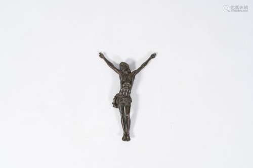 An Italian patinated bronze Corpus Christi, 18th C.<br />
H ...
