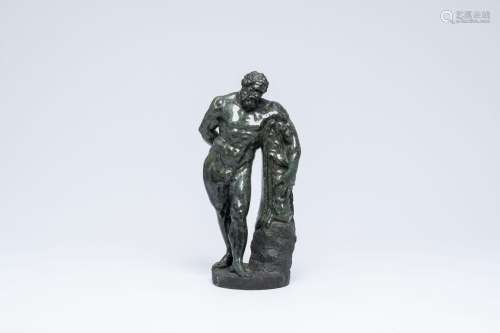 An Italian 'Grand Tour' serpentine sculpture of Hercules, 19...