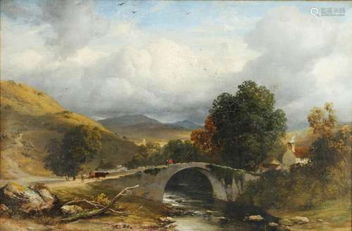 EDMUND MARRINER GILL (1820-1894). PONTERWYD, CEREDIGION, WAL...