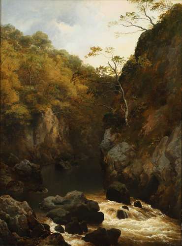 EDMUND MARRINER GILL (1820-1894). ON THE CONWAY, NORTH WALES...