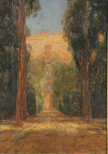 PETER PAUL HUBNER (1870-1928). VILLA DESTE.