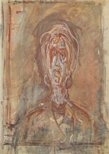 ALBERTO GIACOMETTI (1901-1966). After. HEAD OF THE ARTISTS M...