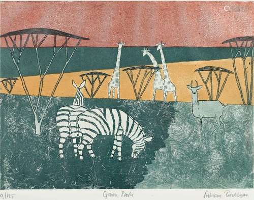 JULIAN TREVELYAN, RA (1910-1988). GAME PARK. (d)