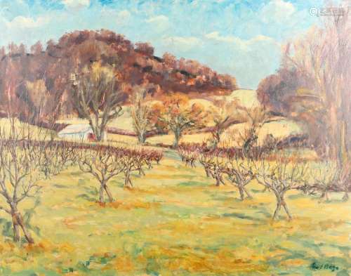 PAUL MAZE (1887-1979). THE VINEYARD. (d)