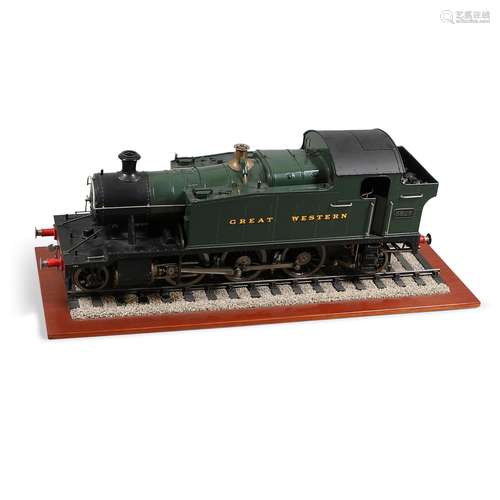 RARE SCRATCH BUILT STEAM LOCOMOTIVE GWR PRAIRIE - 5 INCH GAU...