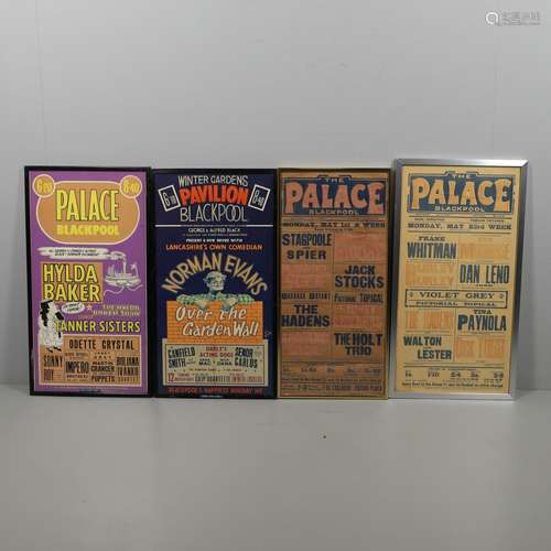 VINTAGE THEATRE POSTERS - BLACKPOOL, THE PALACE & WINTER...