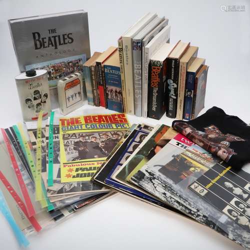 THE BEATLES - VARIOUS COLLECTABLES INCLUDING TALC, RECORDS &...