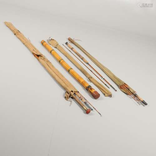 VINTAGE HARDY FISHING ROD TUBE & VINTAGE FISHING RODS IN...