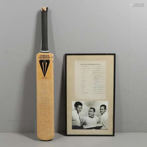 CRICKET AUTOGRAPHS - CAVALIERS TOUR OF SOUTH AFRICA 1963, &a...