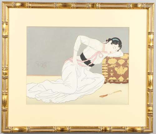 PAUL JACOULET (1896-1960) TEMPETE DU COEUR. SEOUL, COREE (Te...