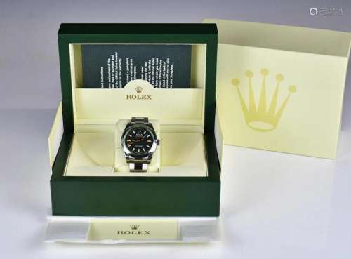 A Rolex Milgauss 116400GV Wristwatch