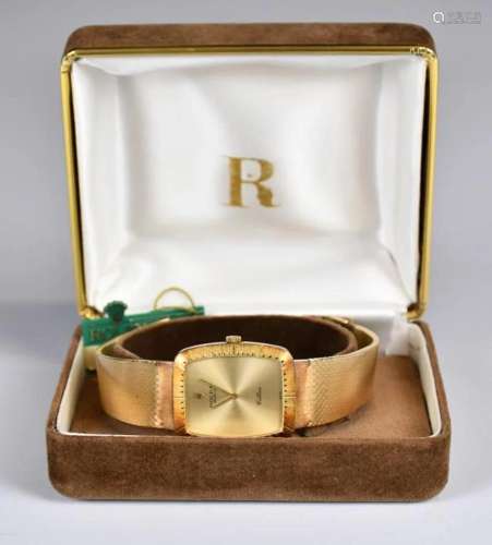 A Rolex 18K Gold Cellini 4087 Wristwatch