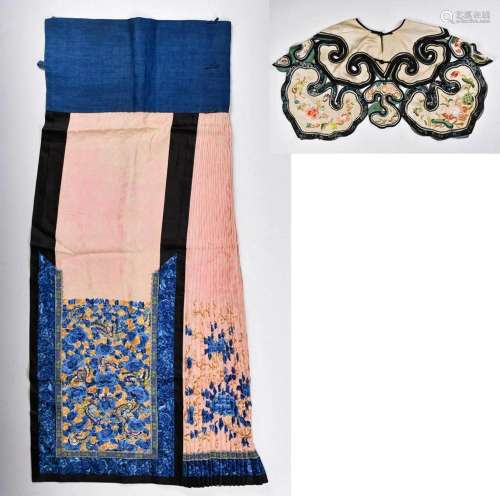 A Group of 2 Embroideries, Qing