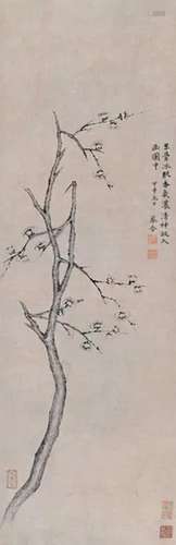 蔡含 甲申（1644）年作 玉骨冰肌 立轴