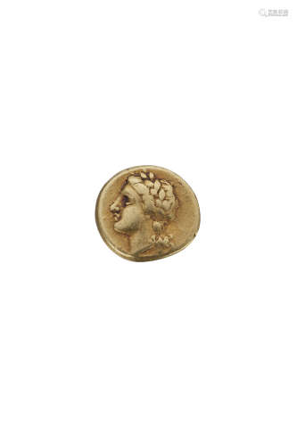 公元前5-4世纪古希腊帝国 阿波罗金币
