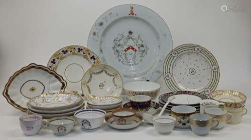 A collection of English porcelain, 19th century, various fac...