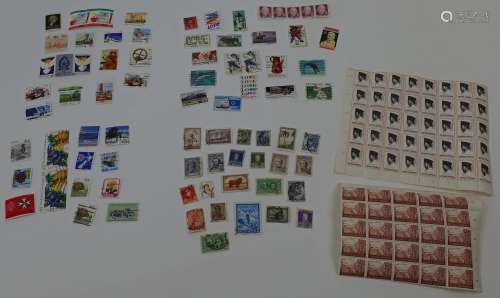A large collection of 20th century stamps, to include exampl...