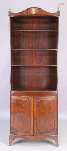 A George III style mahogany bookcase, first quarter 20th cen...