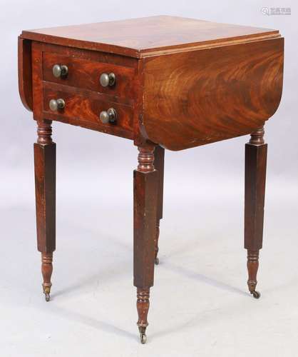 A George IV mahogany Pembroke table, first quarter 19th cent...