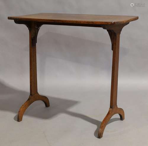 A mahogany and rosewood occasional table, 19th century, 70cm...