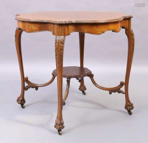 A French mahogany occasional table, early 20th century, the ...