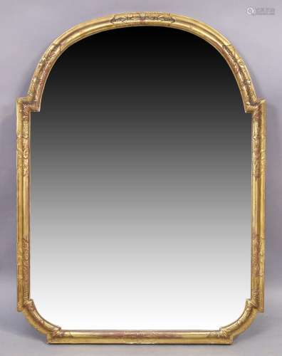 An Art Nouveau giltwood mirror, first quarter 20th century, ...