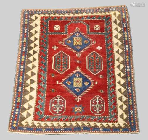 A Caucasian Kazak prayer rug, third quarter 20th century, ce...